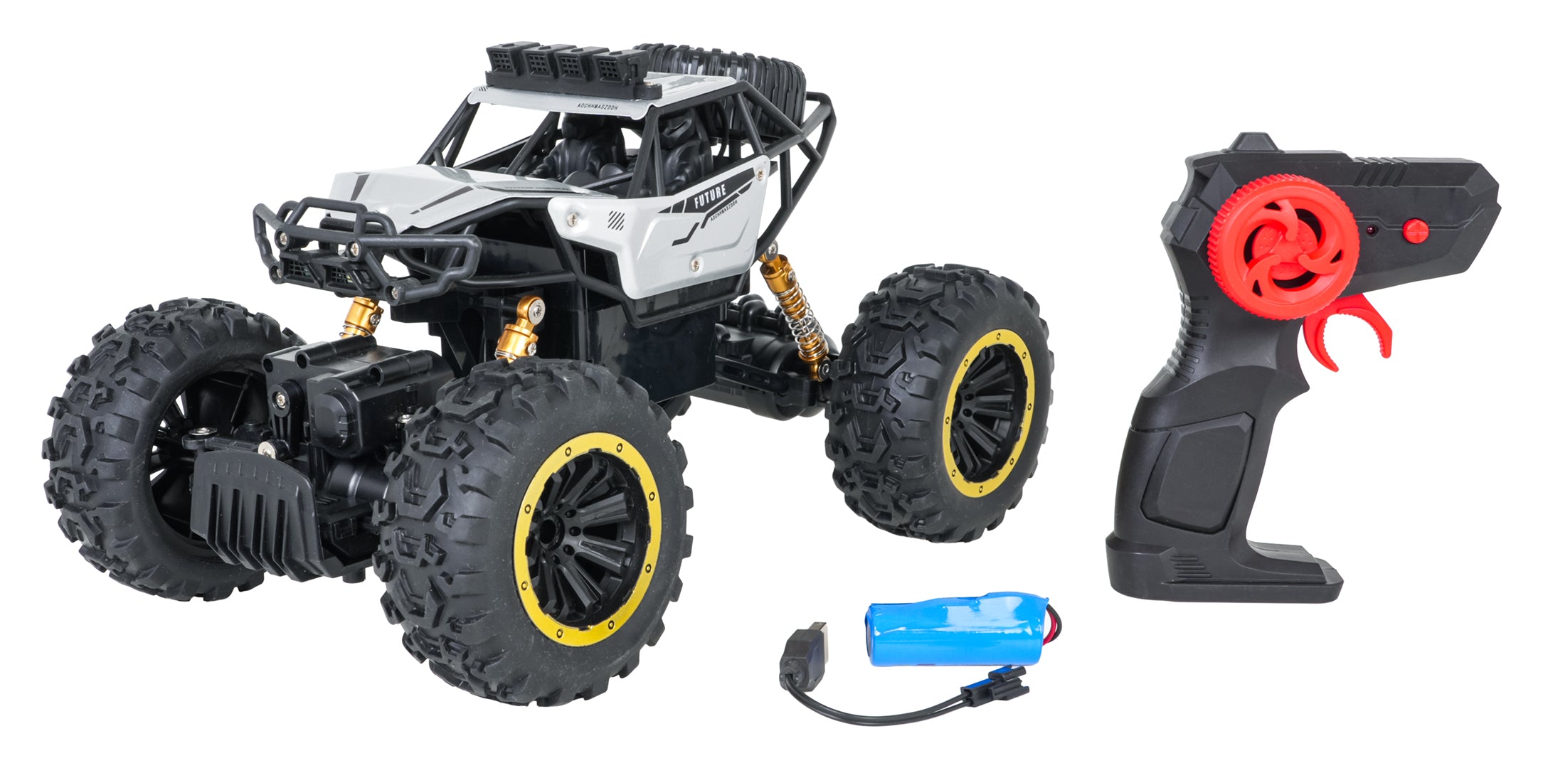 1:18 CLIMB POWER Silver R/C Crawler