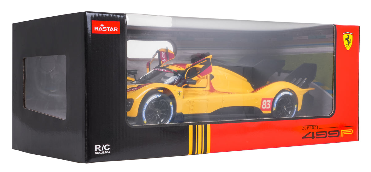 R/C car 1:14 Ferrari 499P Yellow RASTAR