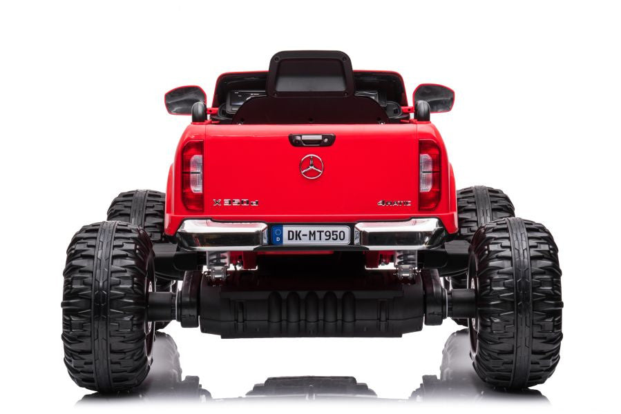 Licencirani auto na akumulator Mercedes DK-MT950 4x4 - crveni