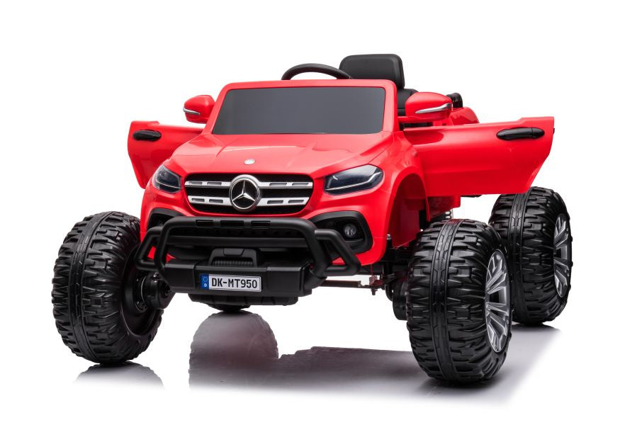 Licencirani auto na akumulator Mercedes DK-MT950 4x4 - crveni