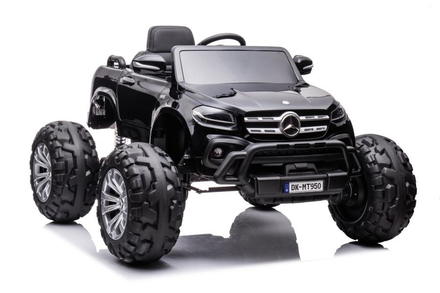 Licencirani auto na akumulator Mercedes DK-MT950 4x4 - crni/lakirani
