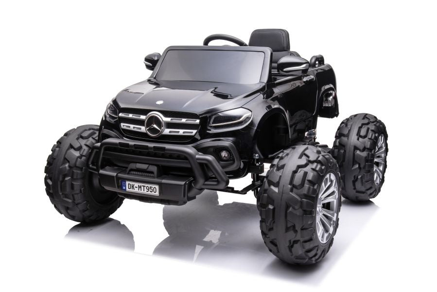 Licencirani auto na akumulator Mercedes DK-MT950 4x4 - crni/lakirani
