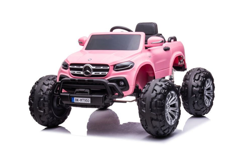 Licencirani auto na akumulator Mercedes DK-MT950 4x4 - svijetlo rozi