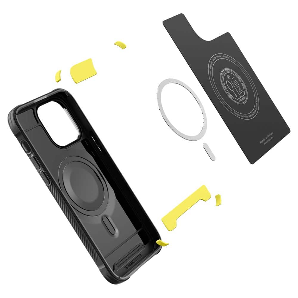 Spigen - Rugged Armor Mag Safe - iPhone 14 Pro - crna