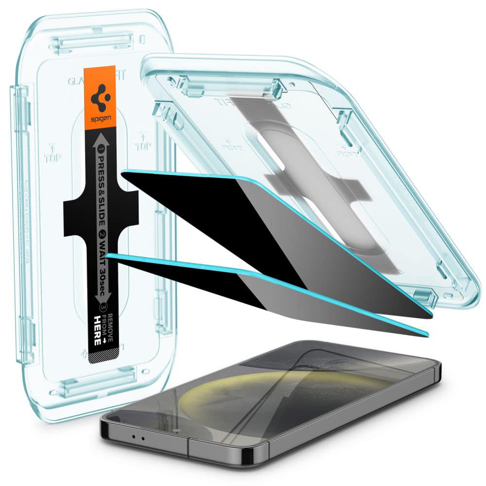 Spigen - Glas.tR EZ-FIT (2 kom) za Samsung Galaxy S24 - privacy staklo