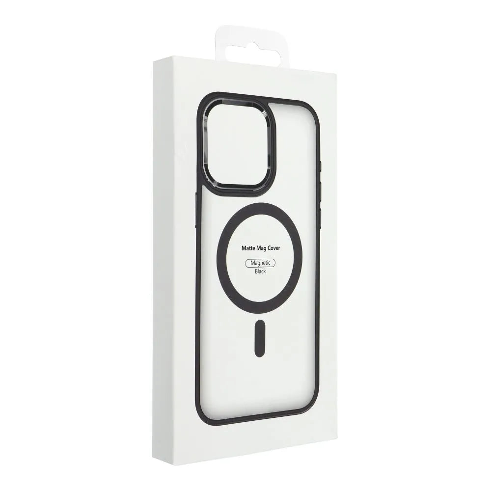 Matte Mag Cover maska kompatibilna s MagSafe za iPhone 13 Pro Max crna