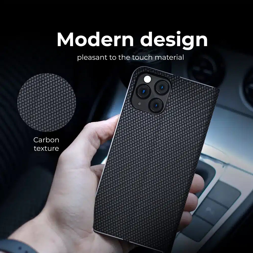 LUNA Book Carbon futrola za XIAOMI Redmi NOTE 12S crna