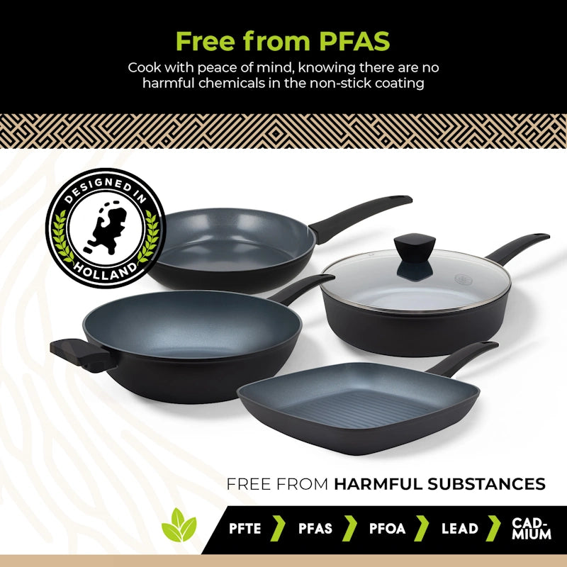 BE Living Set 6 tava Delight Black