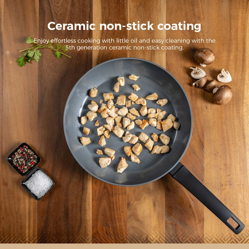 BE Living Set 2 tave Delight Black 24-28 cm