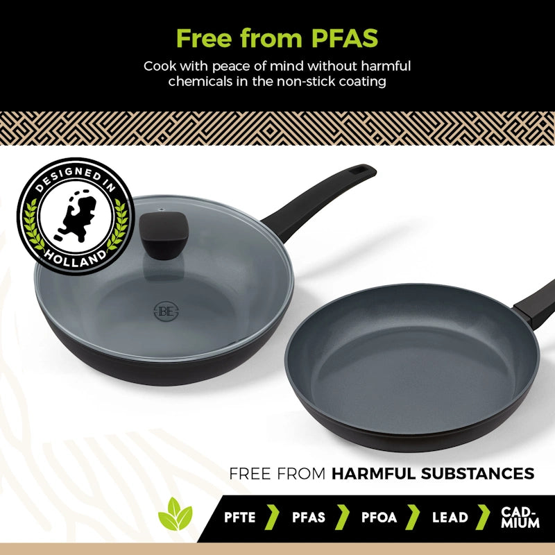 BE Living Set 4 tave Delight Black