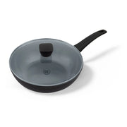 BE Living Wok tava s poklopcem Delight Black 28 cm