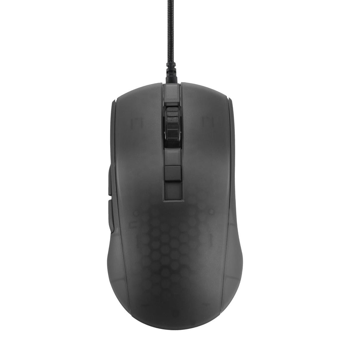 DELTACO GAMING DM310 Semi-Transparent RGB Ultralight Gaming Mouse, black