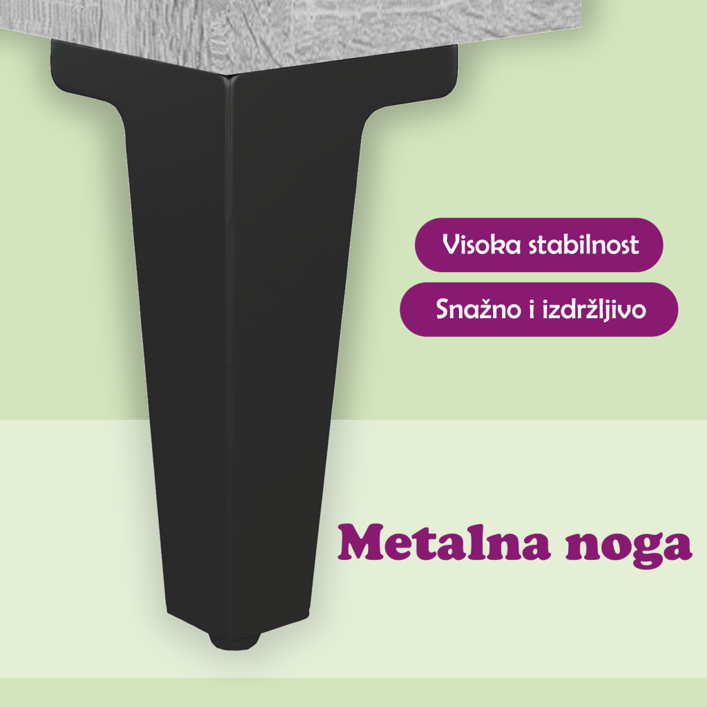 Komoda boja hrasta sonome 90 x 34 x 80 cm konstruirano drvo
