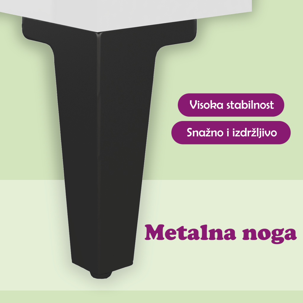 Noćni ormarići 2 kom visoki sjaj bijeli od konstruiranog drva