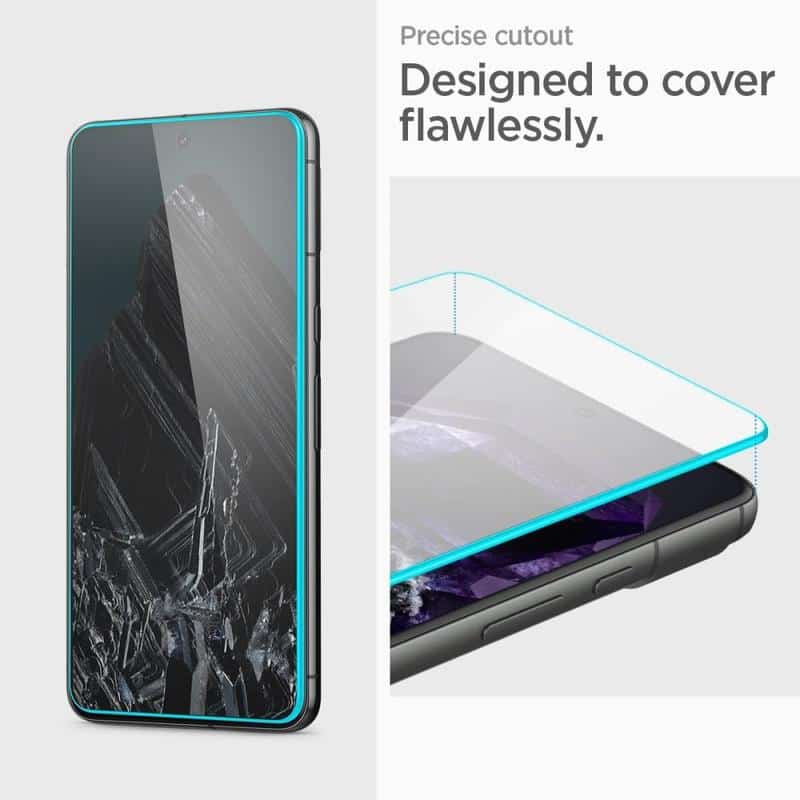 Spigen - Glas.tR Align Master (2 kom) za Google Pixel 8 Pro - Clear