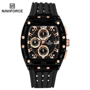 Sat NAVIFORCE SI-38624 - Crna / Smeđa KP38624