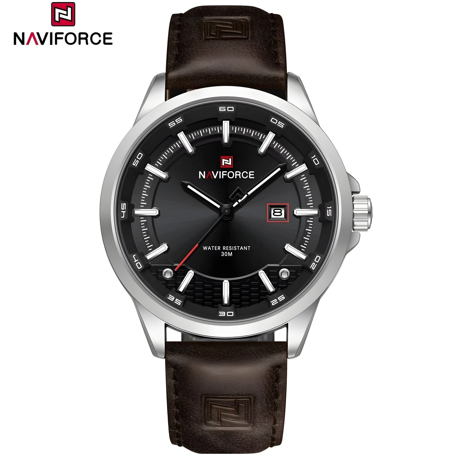 Sat NAVIFORCE OK-38634 - Smeđa / Crna / Srebrna KP38634
