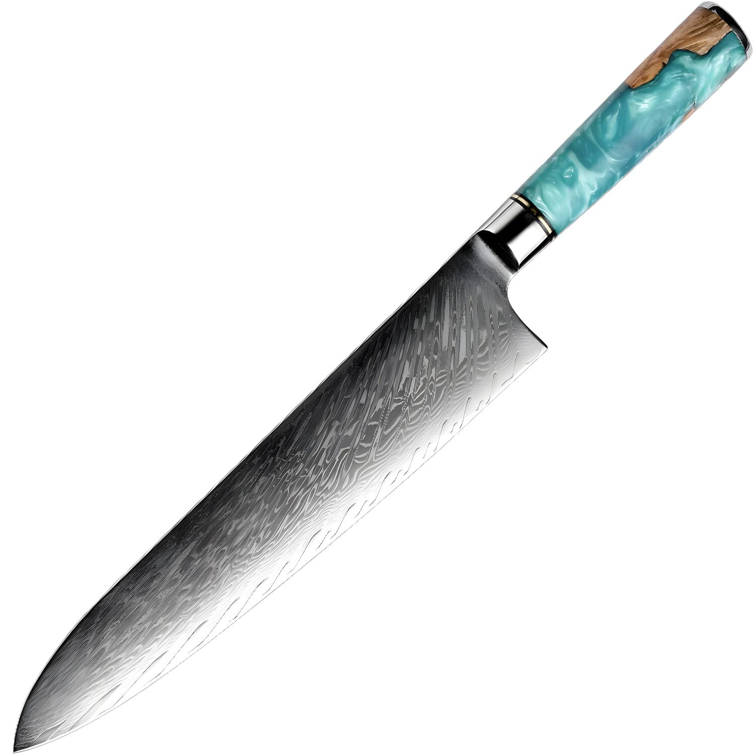 Damaskasti kuhinjski nož SH-39332 - Big Chef / Plava KP39332