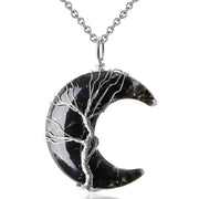 Ogrlica Halfmoon - Crna KP32592
