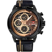 NAVIFORCE PR-2845 sat - Crni / Zlatni KP2845
