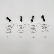Privjesak za auto - ANĐEO  Vozi polako Š1234