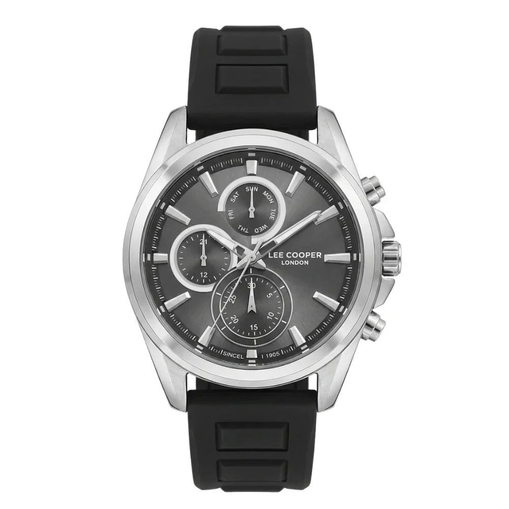RUČNI SAT LEE COOPER 8387 - Brojčanik crna, remen crna