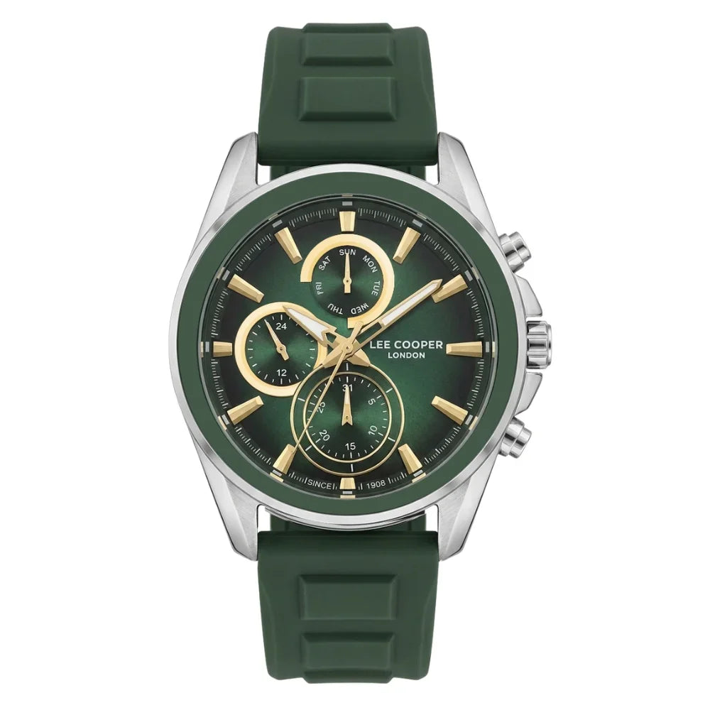 RUČNI SAT LEE COOPER 8387 - Brojčanik zelena, remen zelena