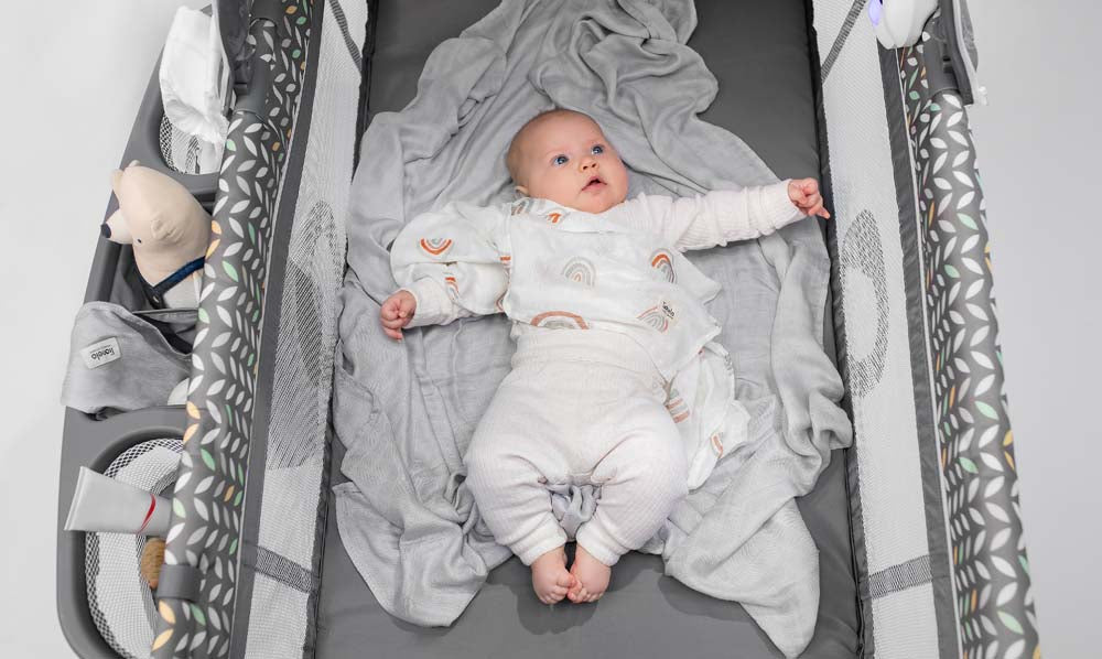 Lionelo Swaddle deka bambus 120x120 cm - Blue Denim