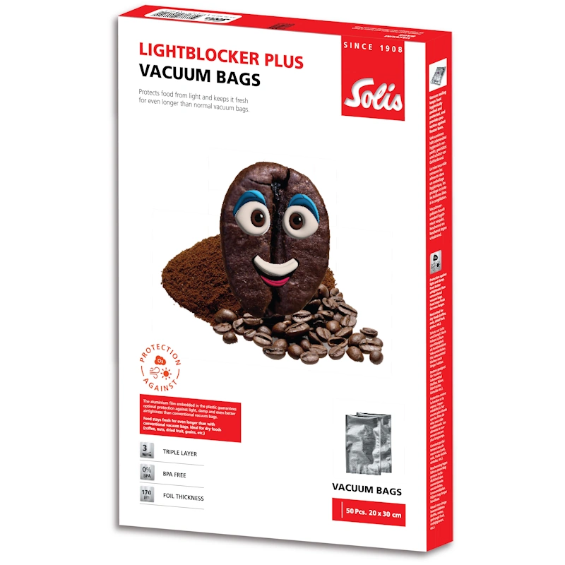Solis Lightblocker vacuum bags 20x30cm