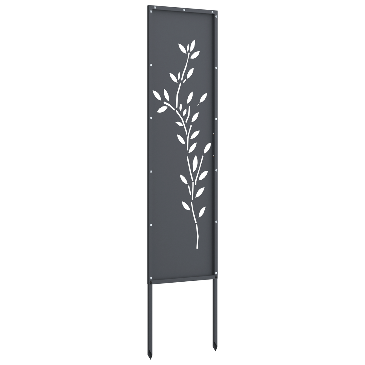 Privatnost u vrtu Antracit 32 x 140 cm Hladno valjana čelična