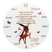 Personalizirani sat za tetu u vrtiću Š1796