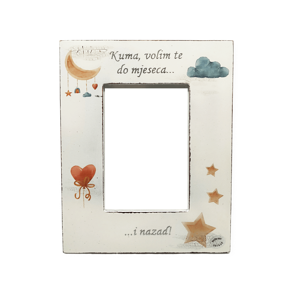 Personalizirani okvir za fotografije – savršen poklon za krsne kumove - 4. - 151147