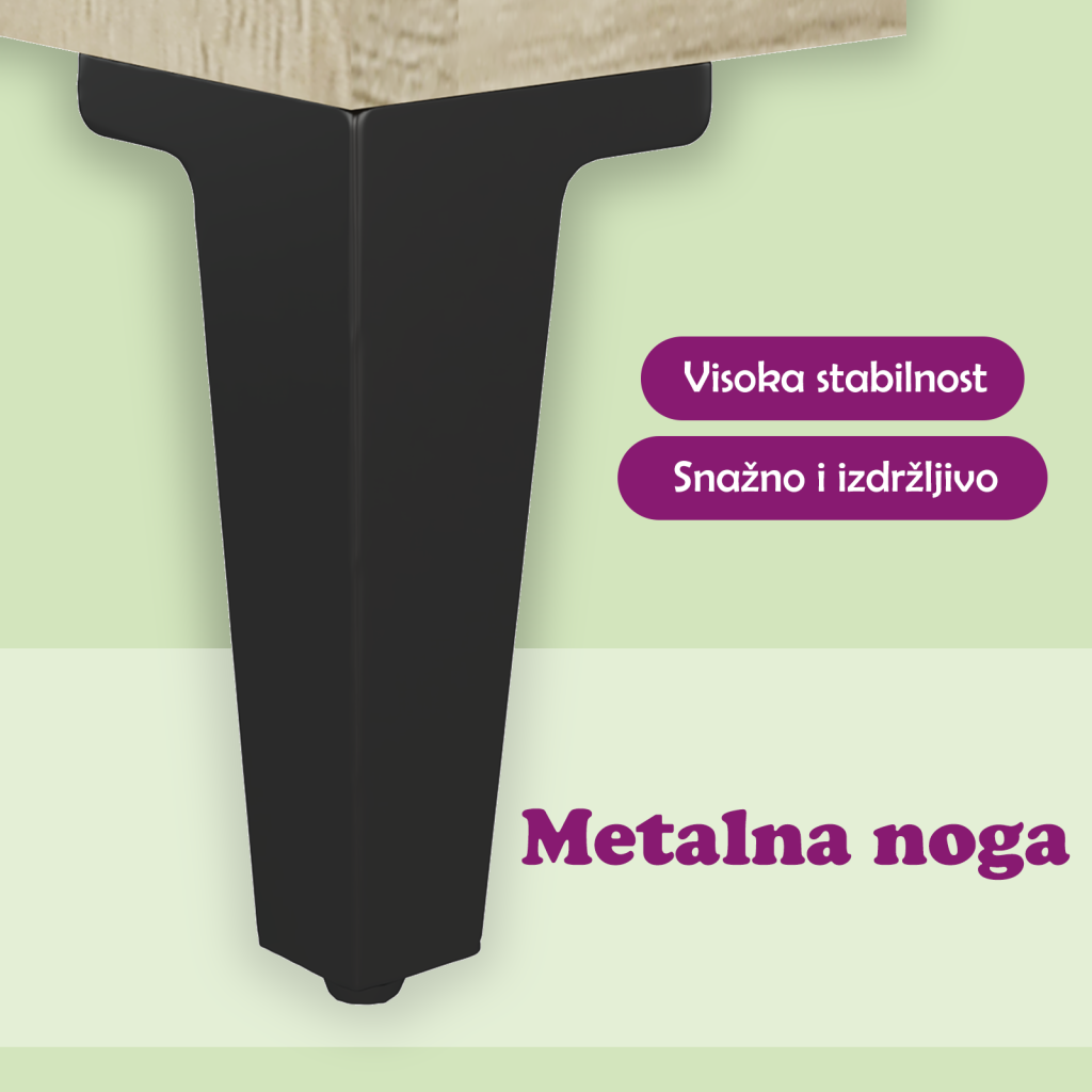 Komoda boja hrasta sonome 90x34x80 cm od konstruiranog drva