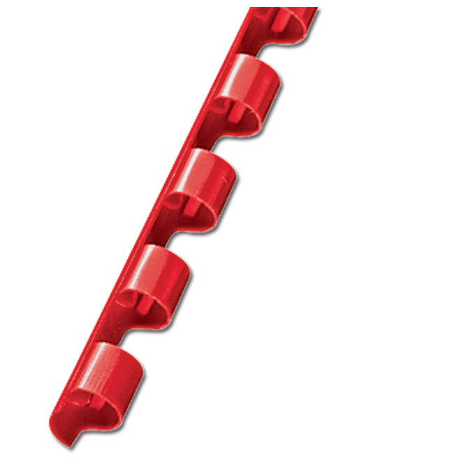 Plastična spirala fi-12mm pk100 fornax rdeča