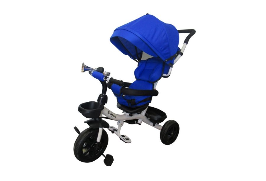 Tricikl za djecu T4-Max 4u1 - tamno plavi