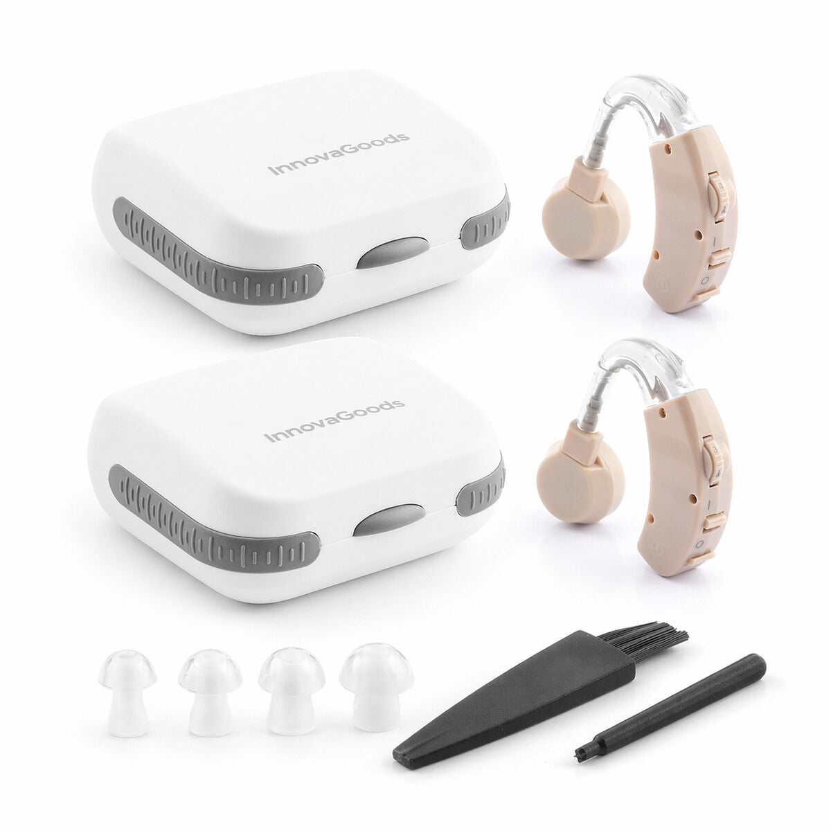 Paket retroslušnih pojačala zvuka InnovaGoods (2 jedinice)