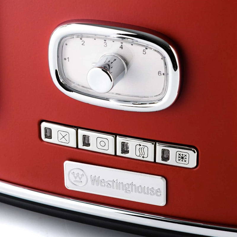 Westinghouse Retro Red 4 Slice opekač kruha