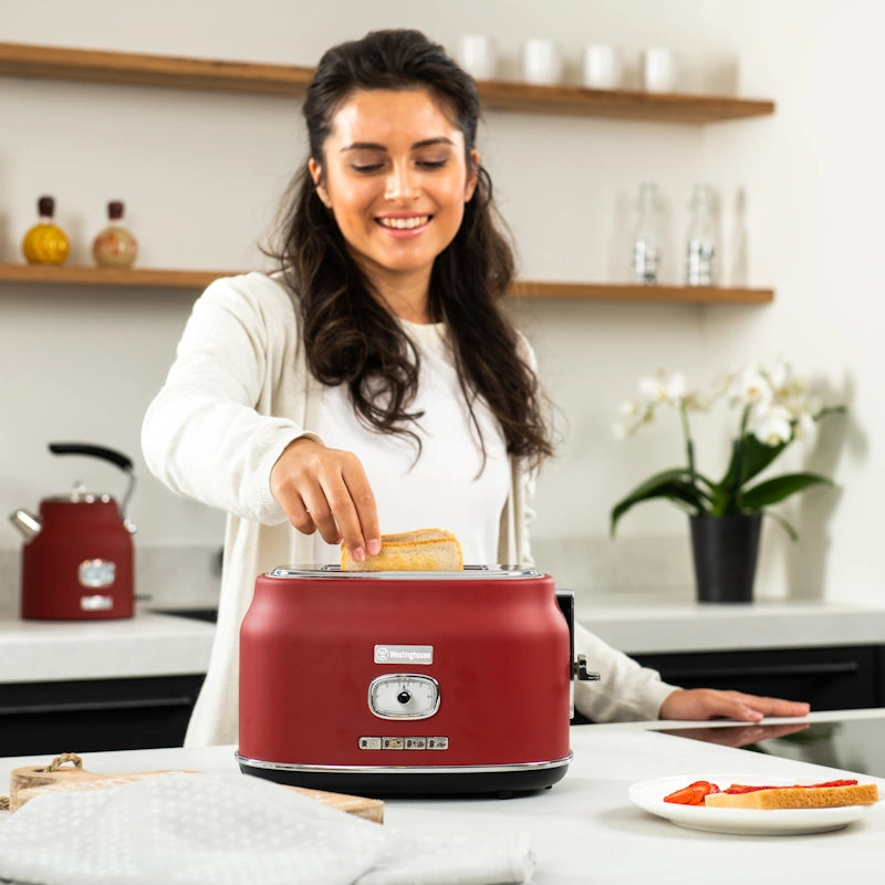 Westinghouse Retro Red 2 Slice Toaster