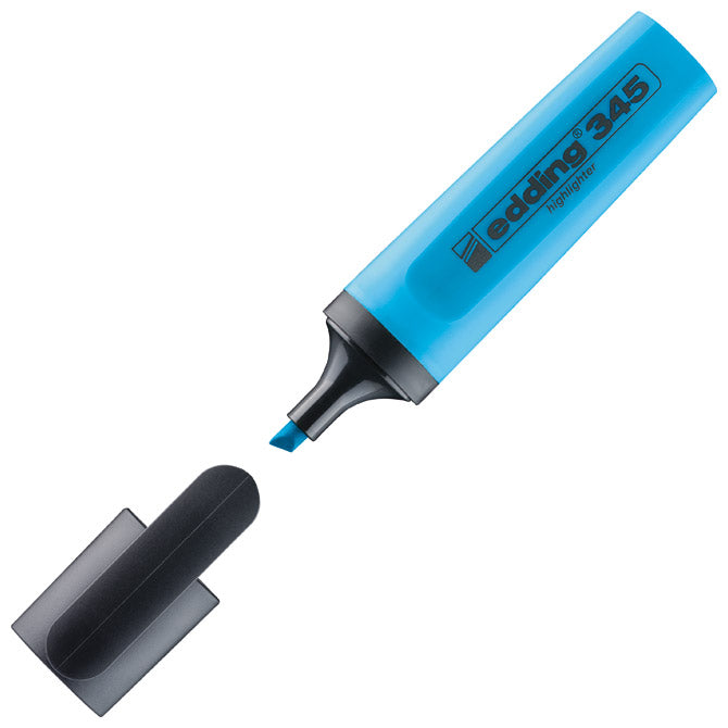 Označevalec 2-5mm Edding 345 svetlo moder