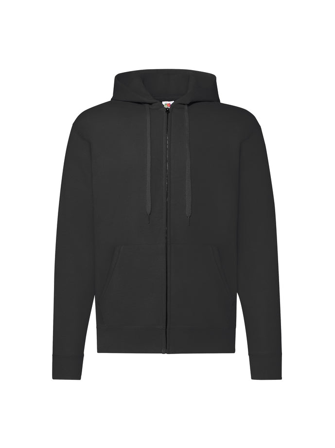 Majica FOL DR s kapuco in z zadrgo Hooded črna XL