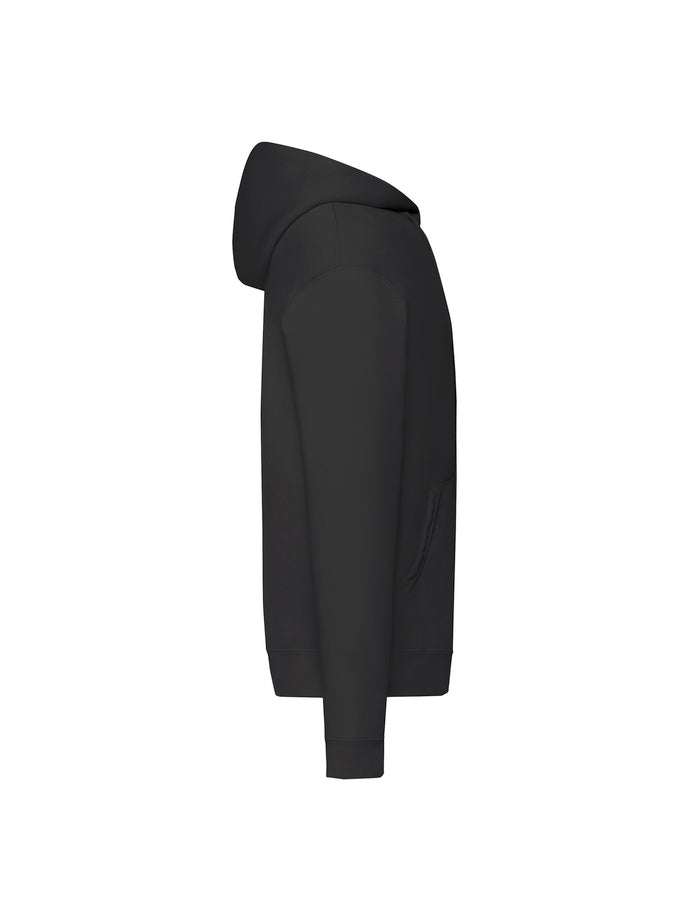 Majica FOL DR s kapuco in z zadrgo Hooded črna L