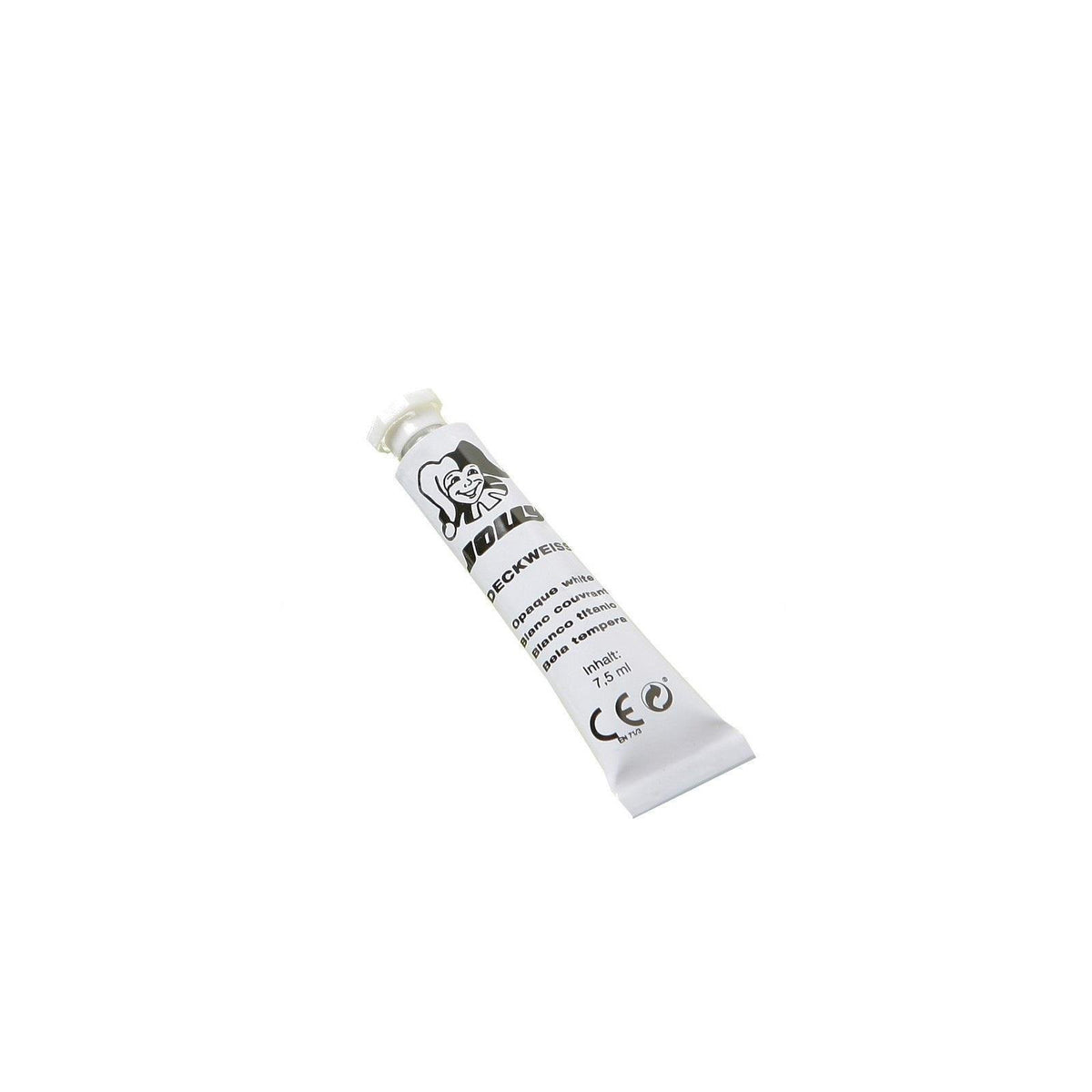 Jolly tempera bela 7,5 ml v tubi, 30 kosov v kartonski škatli