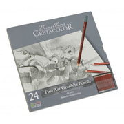 Grafitne olovke Cretacolor CLEOS Fine Art, set od 24 olovke u limenoj kutiji