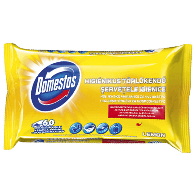 Sredstvo - Domestos - higienski robčki Lemon pk60