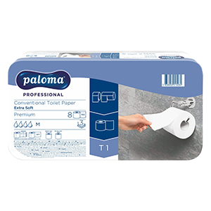 Toalet papir PALOMA professional 3-sl. 8/1 150 lis