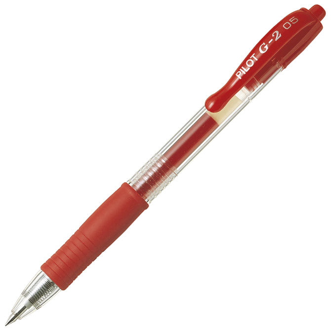 Pisalo z gelom roler 0,5 mm G2 Pilot BL-G2-5-R rdeče