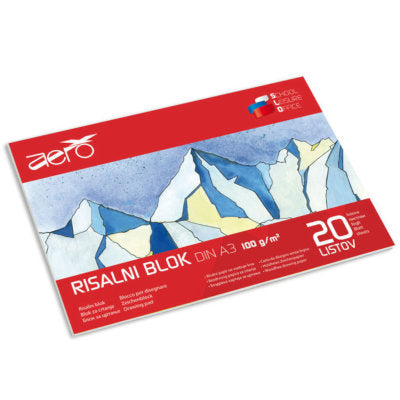 Blok za crtanje Aero A4 100g 20L