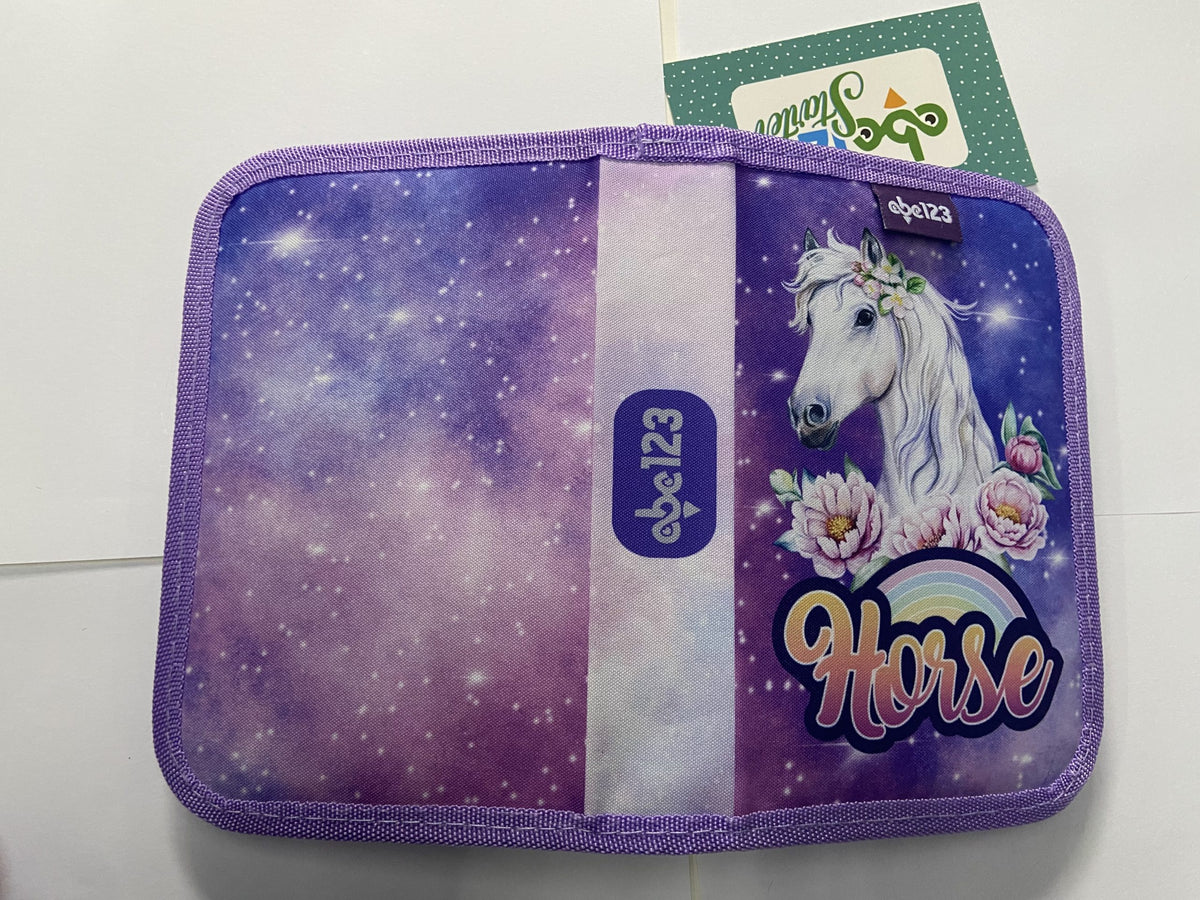 Prazen peresnica ABC123, 2 pregiba, razpored ur Unicorn