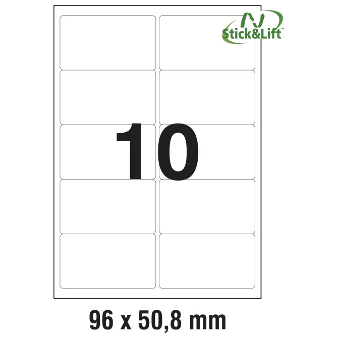 Etikete ILK 96x50,8mm odlepilne pk25L Zweckform L4744REV-25
