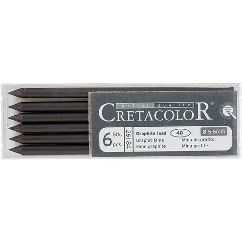 Umjetnička grafitna mina Cretacolor Special 4B, 6 kom u kutiji